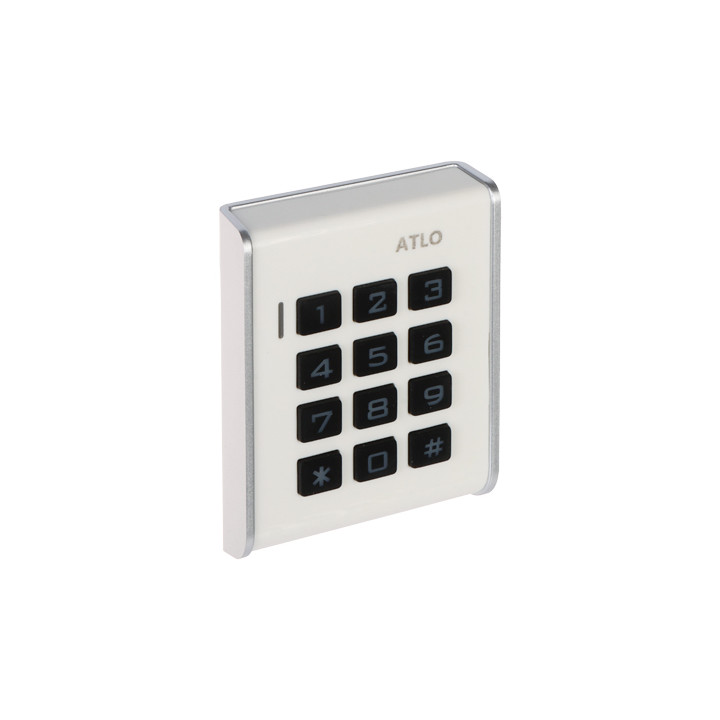 ATLO ATLO-KRM-103 Samodzielny kontroler dostępu RFID z klawiaturą, 125 kHz, 12 V DC - Sterowanie zamkiem drzwi do biura, magazyn