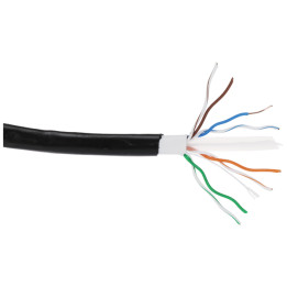 DAHUA PFM920-6UN-BLACK Cat6 U/UTP Patch Cable, 1m, Black