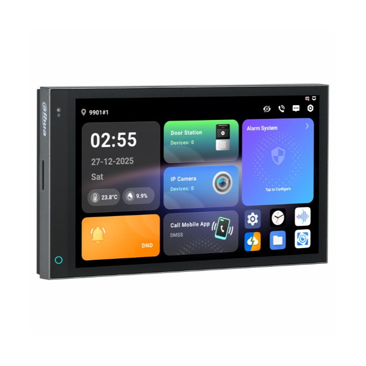 DAHUA SCP3022A-B-S 7" умная настенная панель Wi-Fi RS-485 PoE