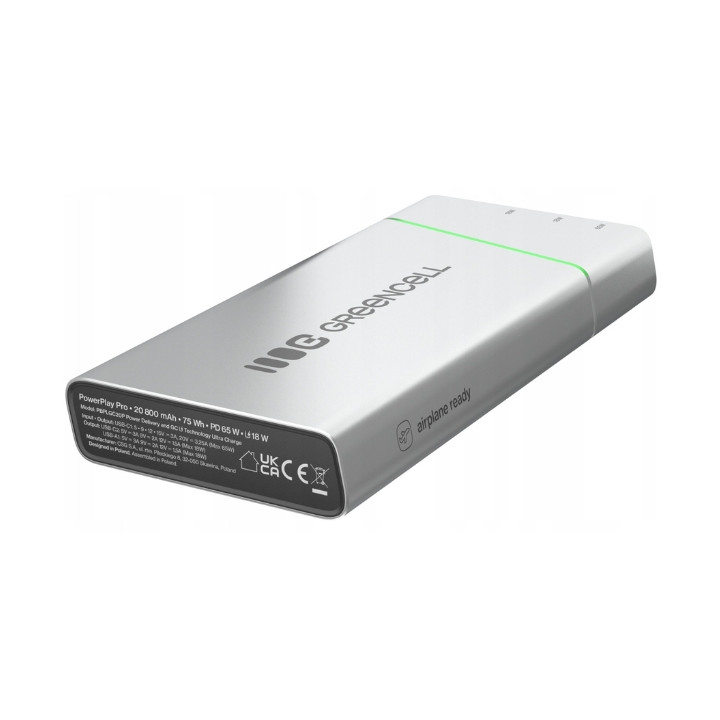 Green Cell PBPLGC20P Powerbank 20800 mAh 65 W Universal Portable Charger
