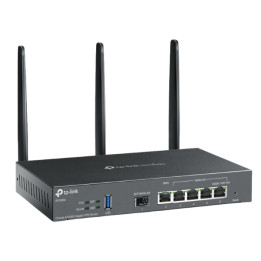 TP-LINK TL-ER706W VPN Router with Wi-Fi 6, Dual-Band 574+2402 Mbps, SFP Port