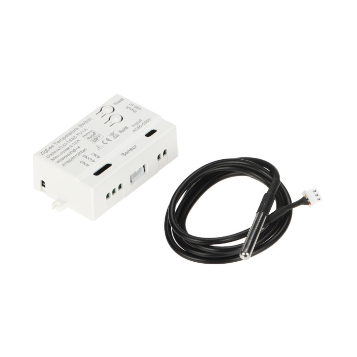 ATLO ATLO-TS5Z-TUYA Zigbee Smart Switch with Temperature Sensor, Tuya Compatible
