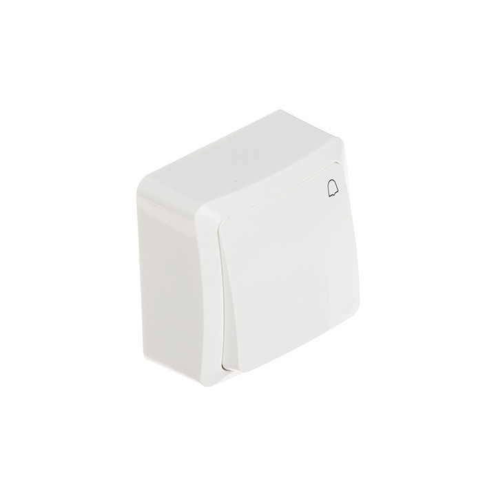 Elektro-Plast BERG/3714-00/EPN Momentary Push Button Switch 250V 10A White Flush-Mount