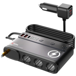 Xblitz XB-R10 Car Charger with USB-C Port – Universal Vehicle Power Adapter