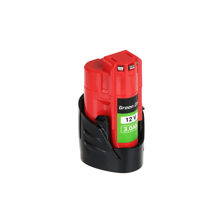 Green Cell PTML12V3-GC Replacement Battery for Milwaukee M12 12V 3Ah Li-ion Power Tool Battery