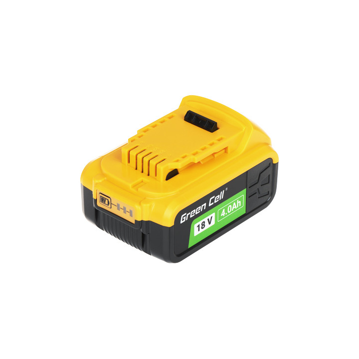 Green Cell PTDW18V4-GC Replacement Battery for DeWalt XR 18V 4Ah Li-ion