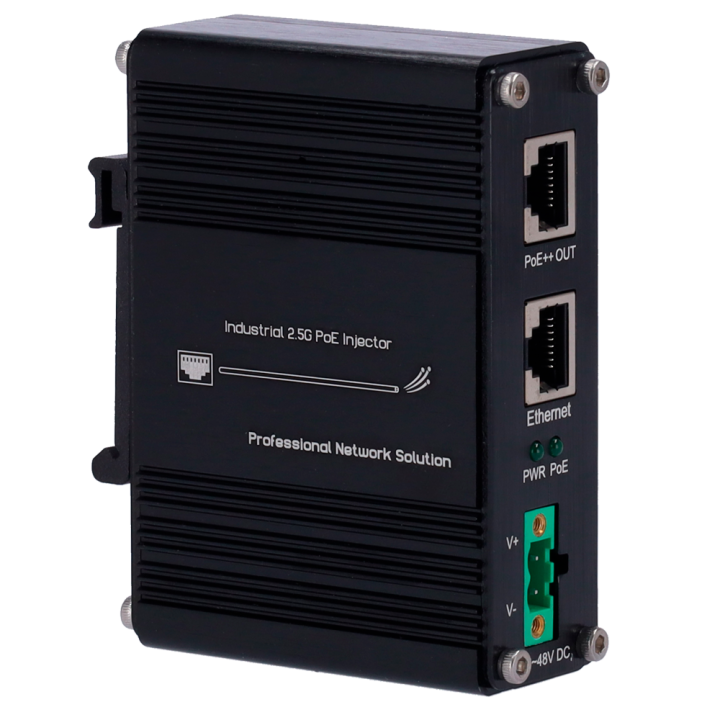 MARCA BLANCA INJ-IPOE-60W-2.5G-DC Injecteur PoE 60W 2.5G Adaptateur secteur Ethernet