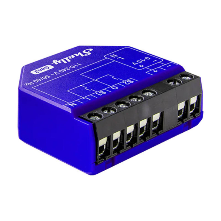 Shelly PM Gen3 Dimmer Lighting Controller 0/1-10V, WiFi/Bluetooth