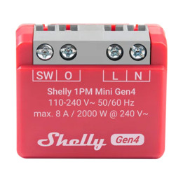 Shelly 1PM Mini Gen4 Temperature & Humidity Sensor with Zigbee/Matter