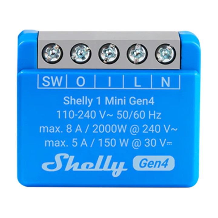 Shelly 1 Mini Gen4 Temperature & Humidity Sensor Zigbee/Matter