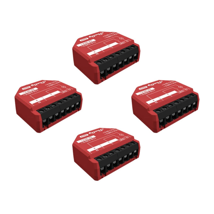 Shelly 1PM Gen3 Temperature & Humidity Sensor (Set of 4) WiFi/Bluetooth