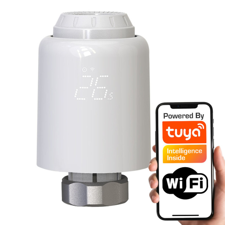 Vanne de radiateur thermostatique WiFi Tuya GTW06