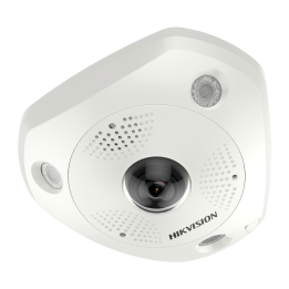 DS-2CD6365G0-IVS(1.27mm)(B) Hikvision 6MP Fisheye IP Camera with PoE, IP67, IR 15m