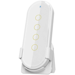 Tuya ZigBee 4-Button Touch Remote Control (12 Scenes) White