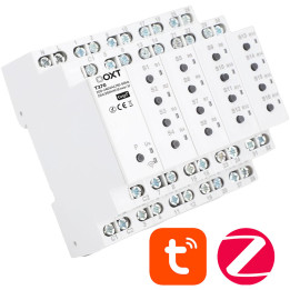 OXT 16-Channel ZigBee 3.0 Smart Relay Module DIN Rail Mount Tuya