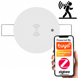 Tuya 24GHz Recessed Ceiling Motion & Light Sensor ZigBee