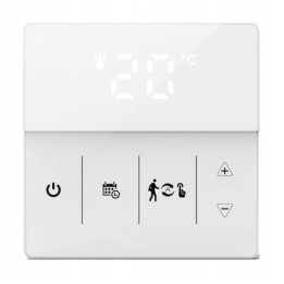Thermostat intelligent Tuya 16A, chauffage au sol, ZigBee blanc