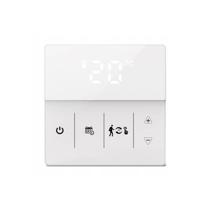 Thermostat intelligent Tuya 16A, chauffage au sol, ZigBee blanc