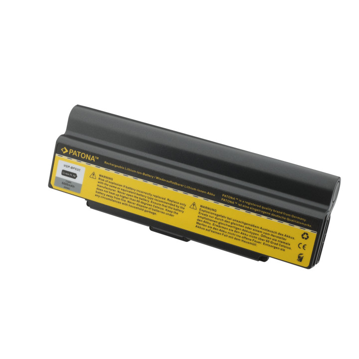 Patona PT2059 Battery for Sony VAIO VGN-S50B 6600mAh 11.1V Li-Ion