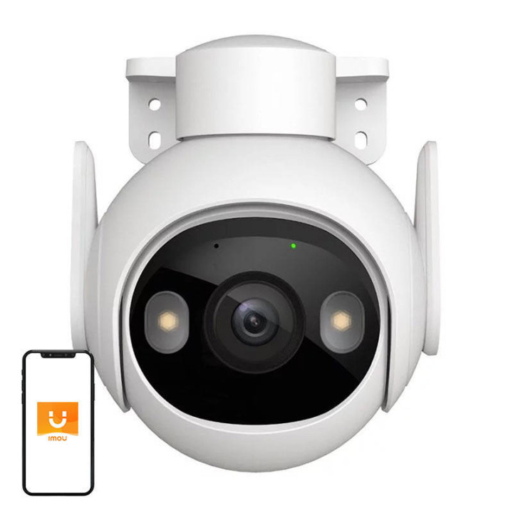 IMOU IPC-GS7EP-5M0WE-IMOU Cámara IP/PoE Exterior 3MP con Wi-Fi, Iluminación Dual y Audio Bidireccional