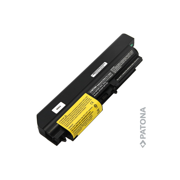 Patona PT2432 Laptop Battery for IBM ThinkPad T61/R61i 14" 4400mAh 10.8V Li-Ion