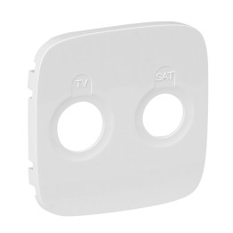 Cover plate Valena Allure - TV-SAT socket - white
