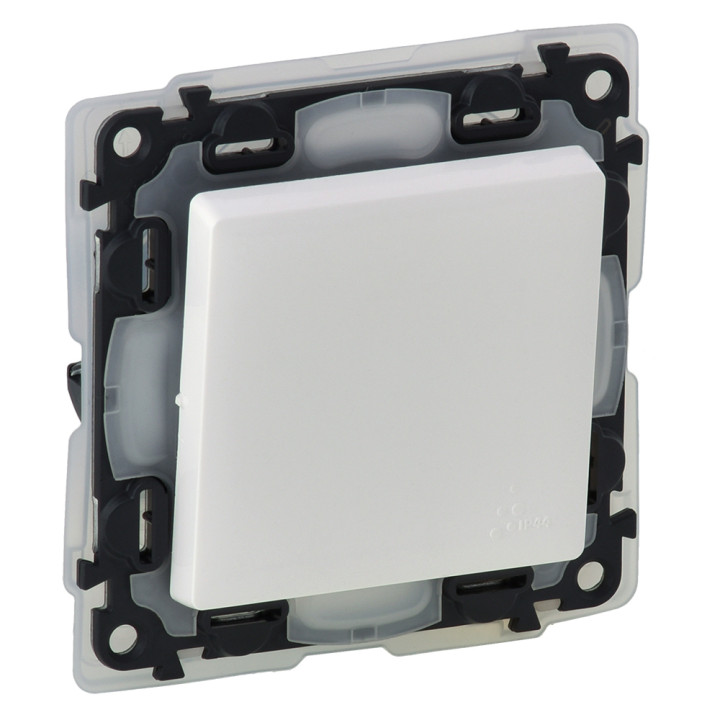 Valena Life переключатель двусторонний IP44 250V белый