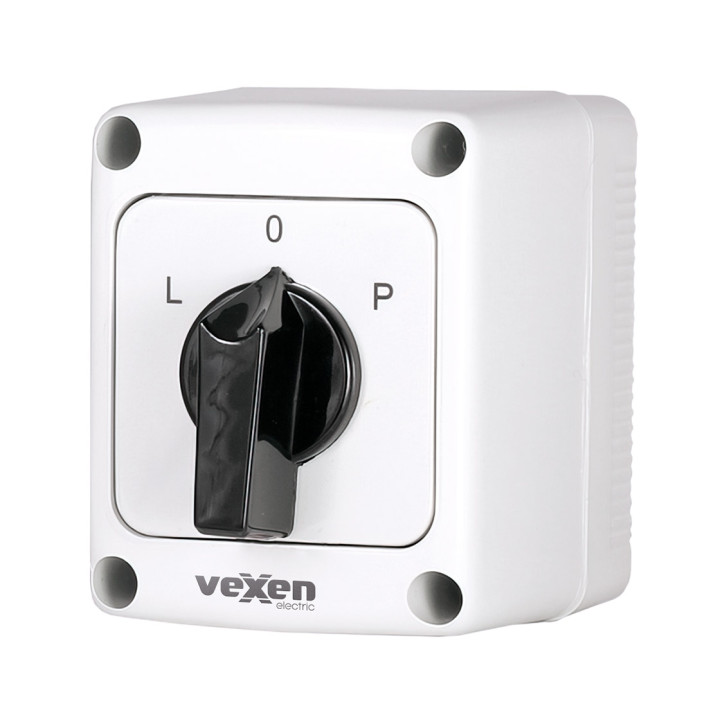 VEXEN реверсивный переключатель L-0-R 3P 16A IP65