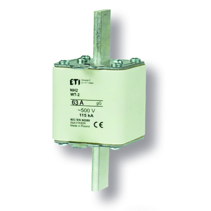 Fuse link, NH2/WT-2C gG 63A/500V
