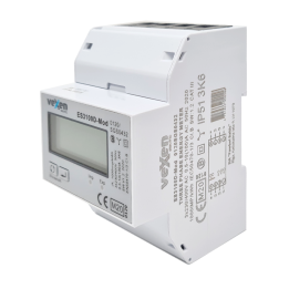 ESM3100DM triphasé, un tarif, compteur d'énergie 100A avec Modbus RTU, MID