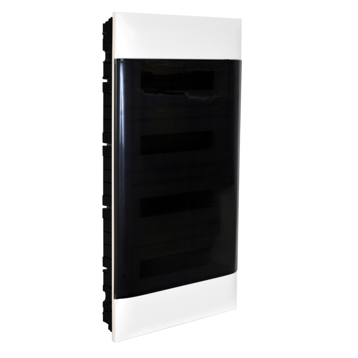 LEGRAND ARMOIRE AFFLEURANTE 4X12M PORTE FUMÉE BORNIER E+N POUR MUR MAÇONNERIE