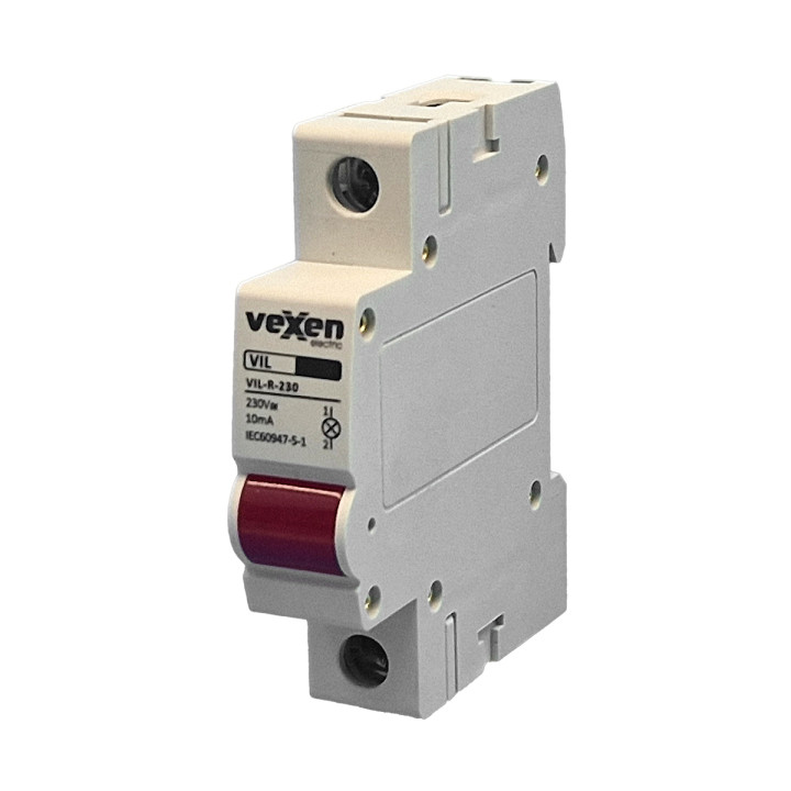 Indication LED modulaire VIL-Red 230V AC/DC