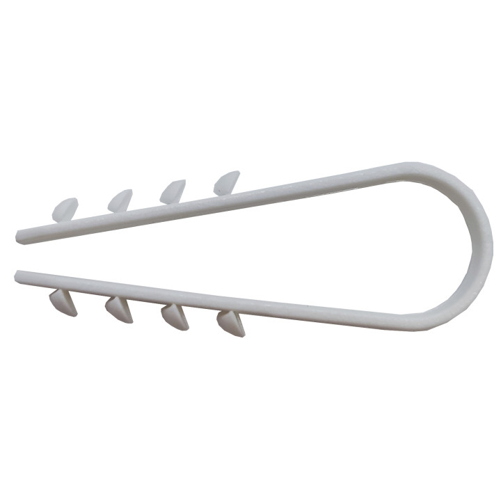 BP DA 6-20/100 Clamps for pipes white (in a package of 100 pcs.)