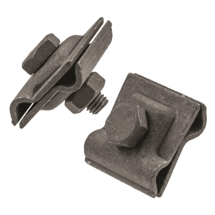 Conector de canal, de un solo orificio. Sujeción con 1 pb