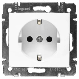 PRIX 2P+T SCHUKO A VIS BLANC