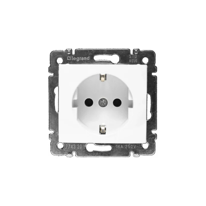 PRIX 2P+T SCHUKO A VIS BLANC