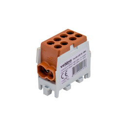 Borne HLAK Al/CU 2x25-2x16mm - marron