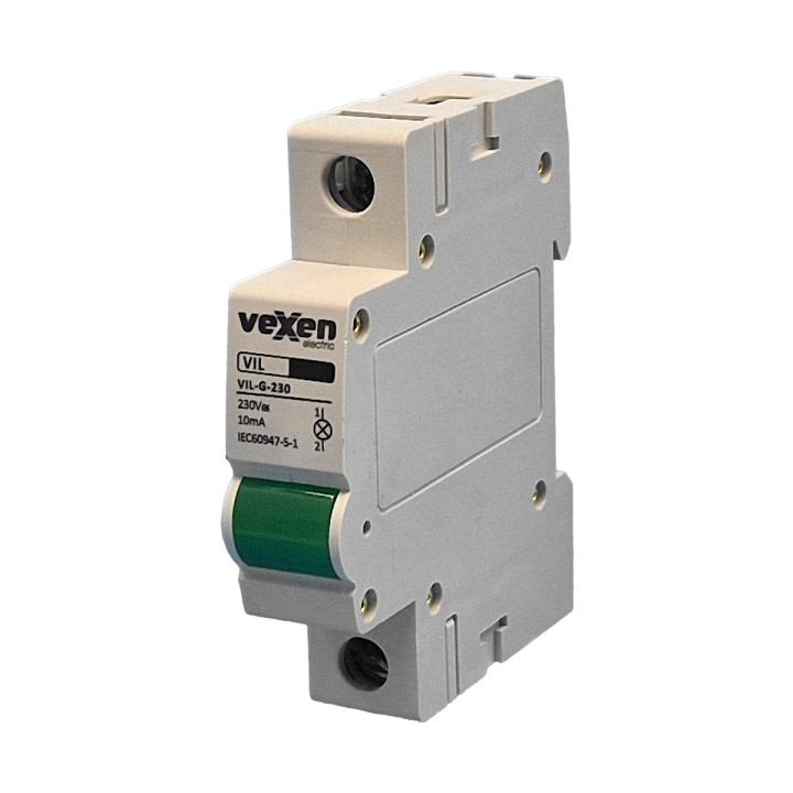 Indication LED modulaire VIL-Green 230V AC/DC