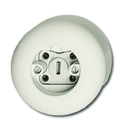 PERILEX surface mounted socket, 25 A, white