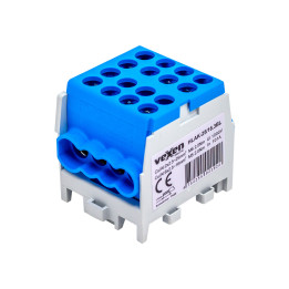 Borne HLAK Al/CU 2x25-6x16mm - bleu
