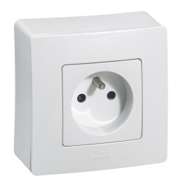 Surface mounting box Niloe - 1 gang - white