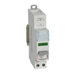 Push-button dual functions - 20 A - 100/400 V/= - NO + green LED indicator