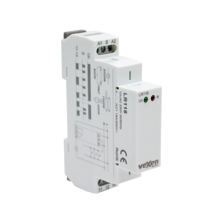 Relais d'impulsion LR116 1CO 16A AC230V