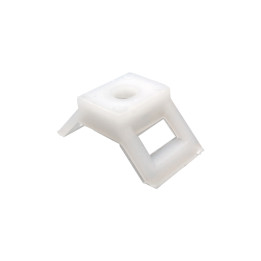 TMW-4 Cable ties mount - white 30x15mm