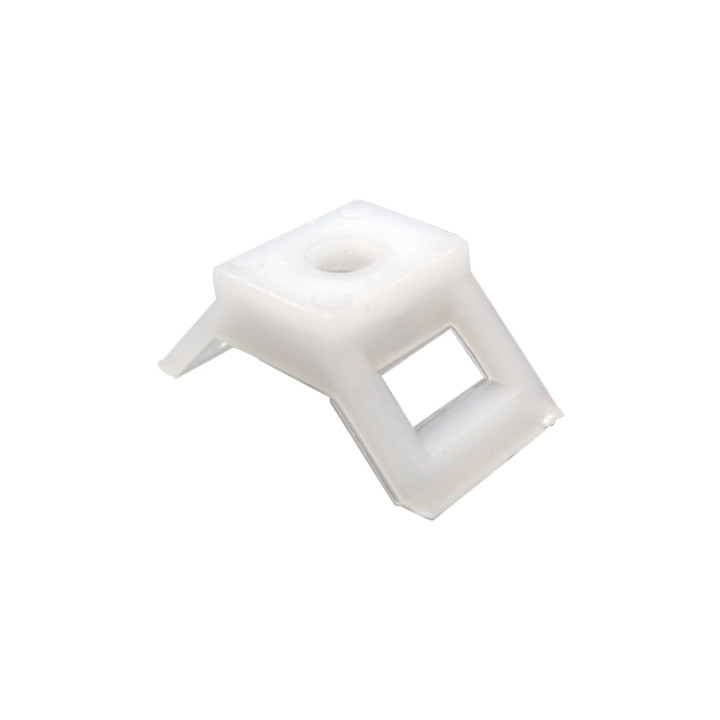TMW-4 Cable ties mount - white 30x15mm