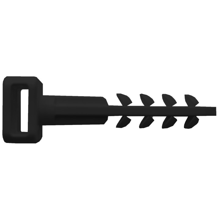 BP DN 6x40/10m Натяжной дюбель чёрный (10 шт.)
