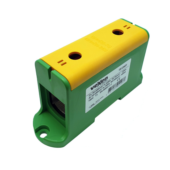 Bornier universel TS1240Y PEN Al/Cu 35-240 mm2