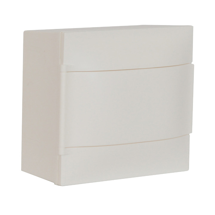 ARMOIRE LEGRAND 1X8M SURFACE PORTE BLANCHE TERRE ET BORNIER NEUTRE