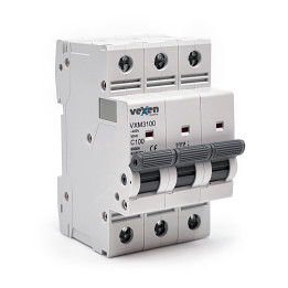 VXM3C100 Disjoncteur modulaire 6kA 3P C 100A