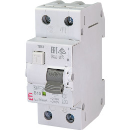 RCBO, KZS-2M A B10/0.03